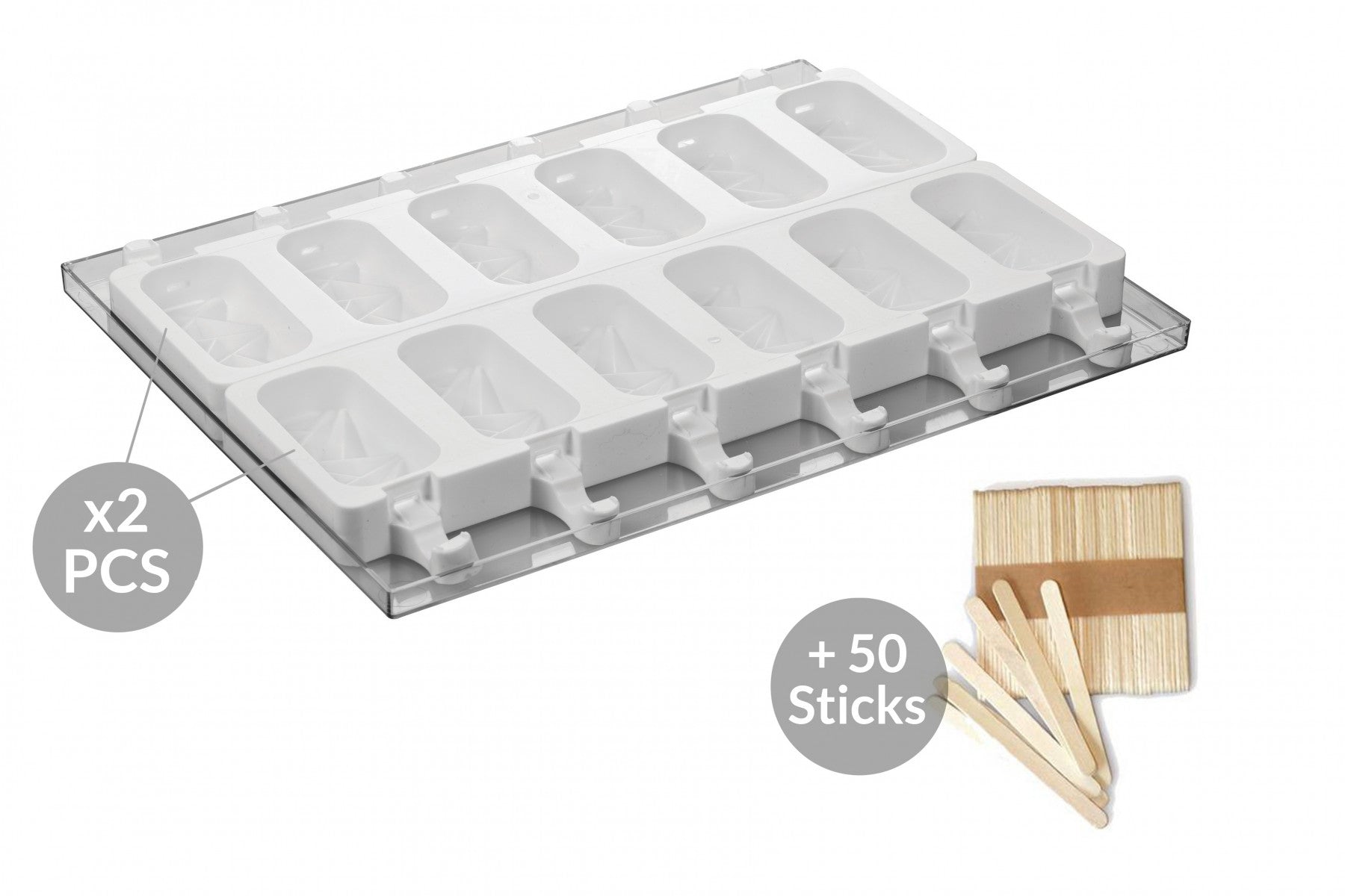 Silikomart Shock Ice Cream Mold - Professional Silicone Ice Cream Maker for Homemade Gelato, Sorbet & Frozen Desserts - Perfect for Parties, Baking & DIY Treats