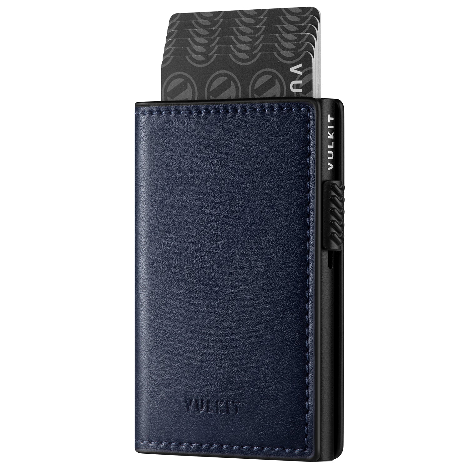 VC305 Side Slider Mechanism with Back Slot Wallet - Slim RFID Blocking Card Holder for Men & Women - Perfect for Travel, Business Cards, and Everyday Use