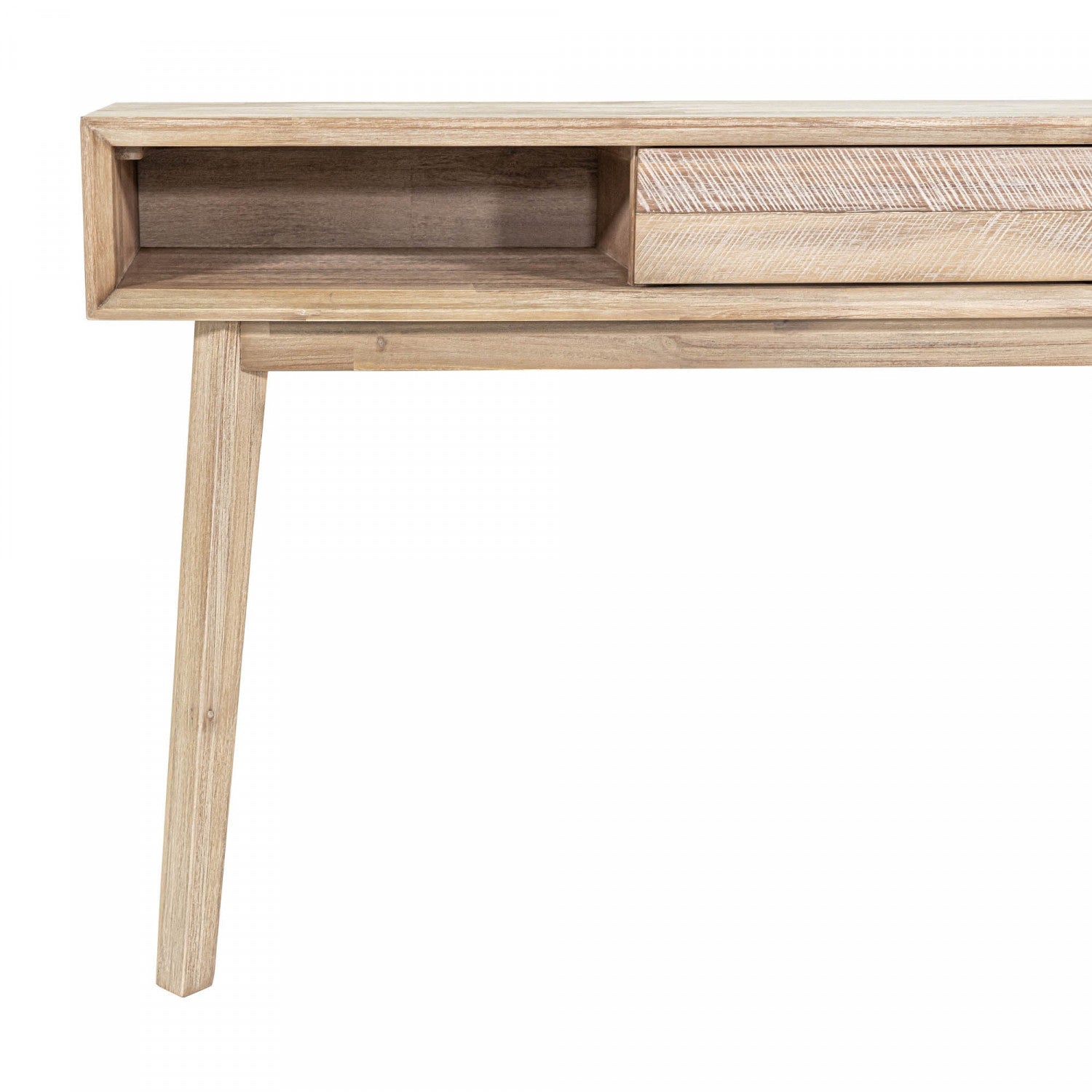 Abenra Console Table - Light Driftwood Finish Entryway Sofa Table | Perfect for Hallway, Living Room & Home Decor