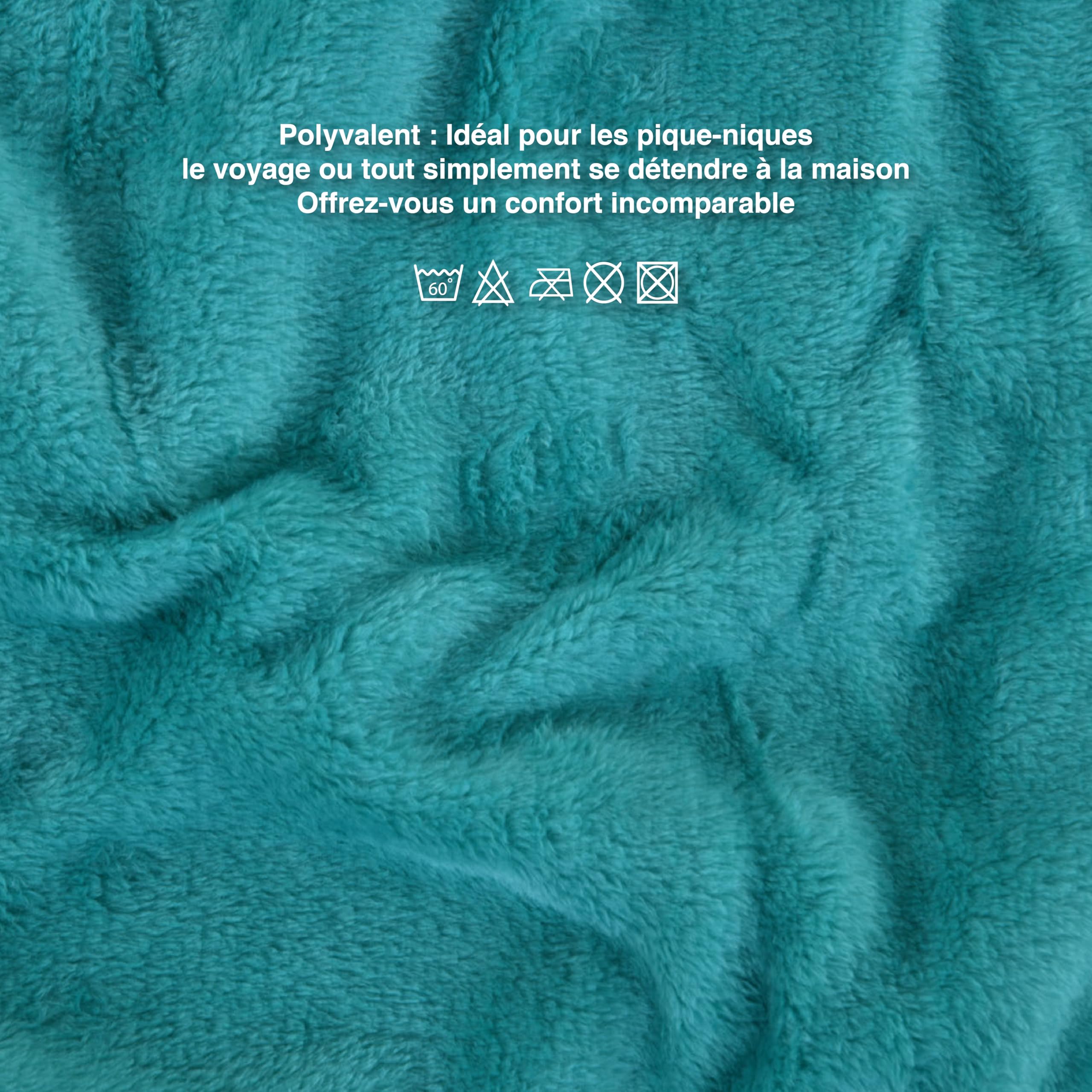 Soft Polyester Fleece Throw Blanket for Couch & Bed - Cozy Lightweight Fuzzy Blanket for Fall Décor, 87” x 108” XL (Light Green) - Perfect for Snuggling on Sofa, Reading Nook & Seasonal Home Decor