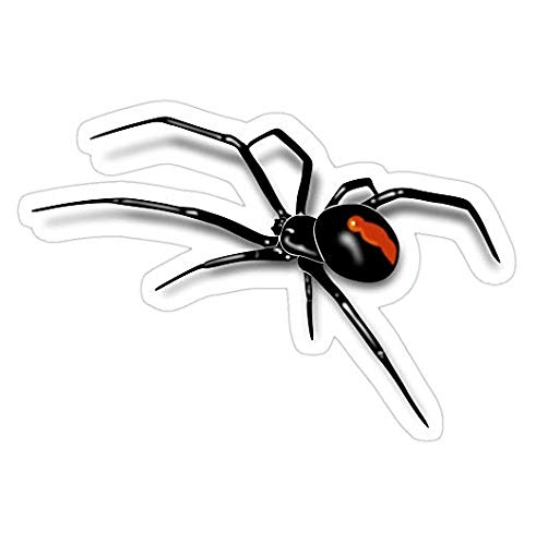 Redback Spider Black Widow Decal Sticker - High-Quality Vinyl Graphic for Cars, Trucks, Laptops, Walls & Windows - Perfect for Halloween Decor, Car Accessories & Unique Gifts