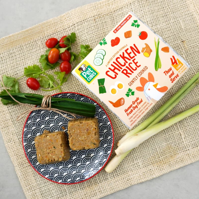 Premium Gently Cooked Chicken & Rice Frozen Dog Food - 320g | Grain-Free, All-Natural Ingredients | Perfect for Small & Medium Breeds - Mealtime, Training Treats & Digestive Health