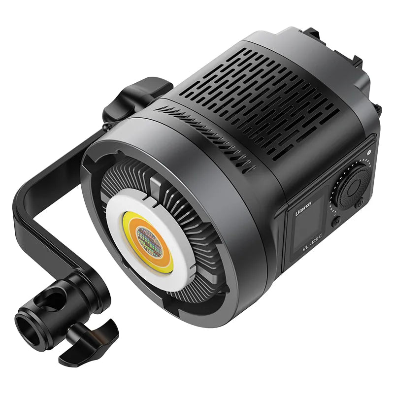 Ulanzi 120W Bi-Color RGB LED Video Light with V-Mount Battery - Professional Photography & Film Lighting for YouTube, Studio, and Outdoor Shooting