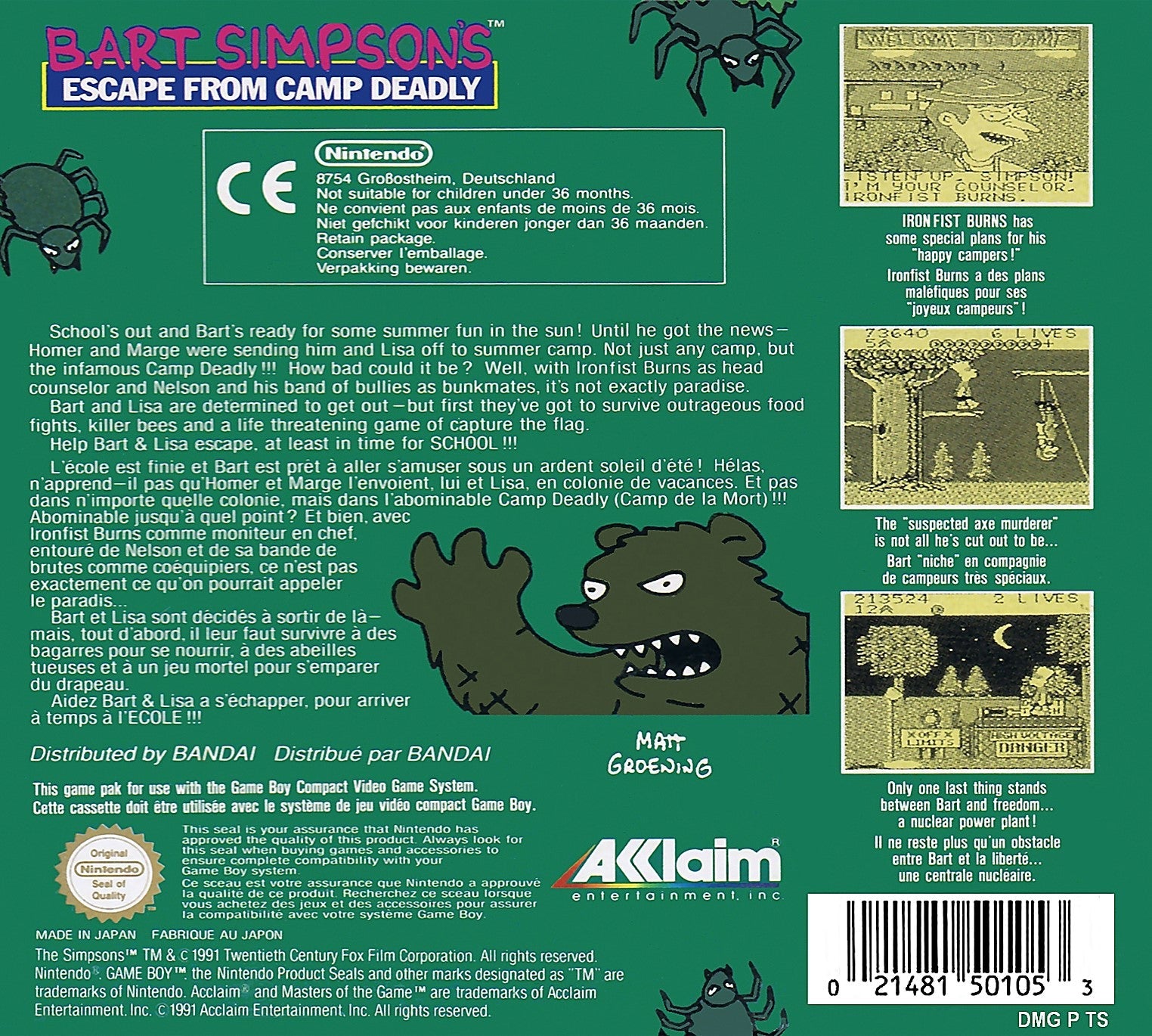 Bart Simpson's Escape from Camp Deadly - The Simpsons Horror Adventure Game for PC & Console | Perfect for Halloween Gaming & Simpsons Fans