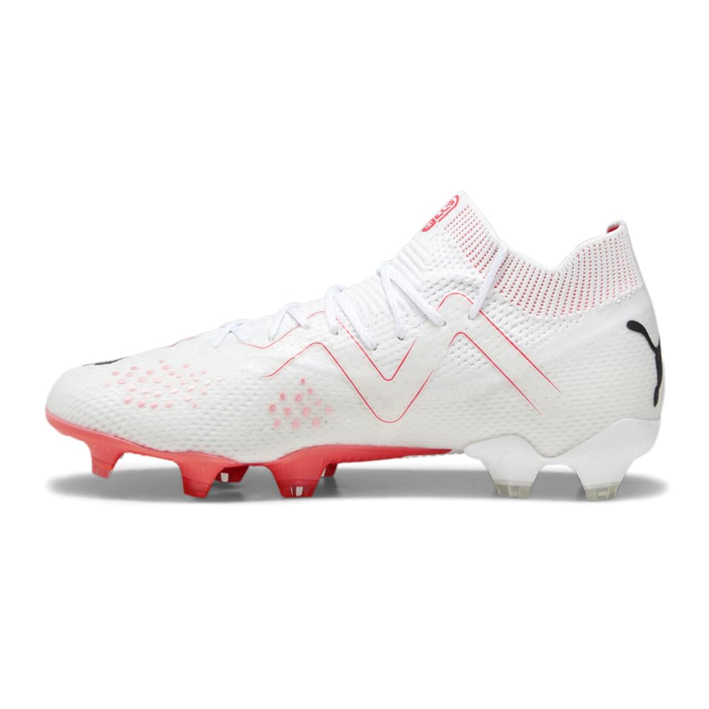 PUMA Women's Future Ultimate Firm Ground Soccer Cleats - White - Size 6.5 M - Lightweight Football Shoes for Women with Enhanced Traction - Perfect for Firm Ground Soccer Matches & Training Sessions