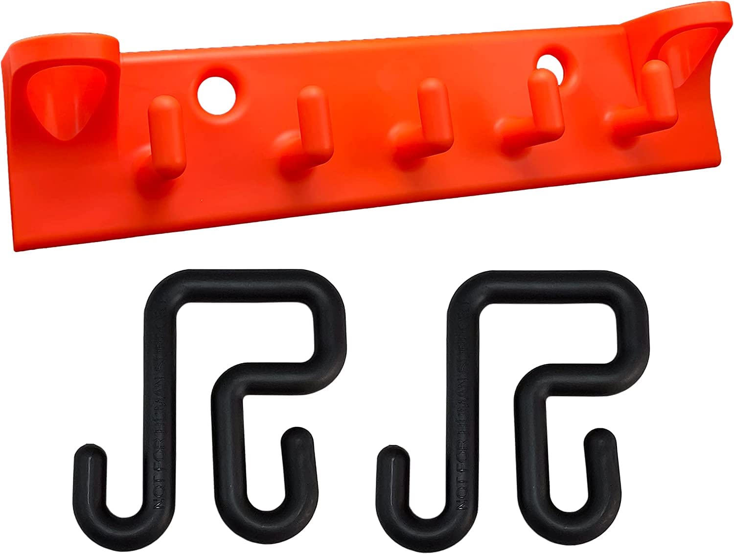 Big Rack Bucket Truck Tool Organizer with Hooks & Clip Cup Drink Holder - Heavy Duty Organizer for Truckers, Contractors & DIYers - Perfect for Work Trucks, Service Vehicles & Construction Sites
