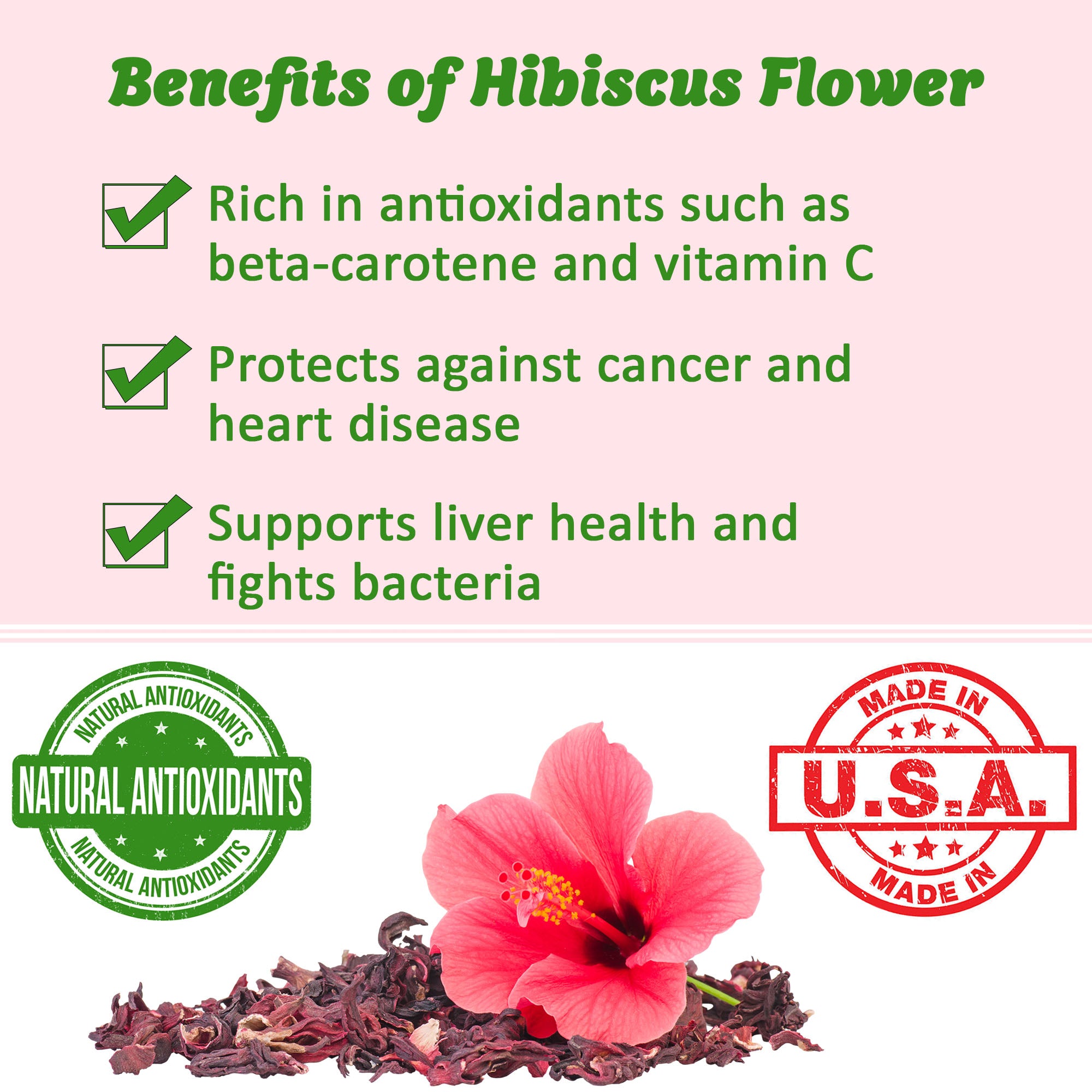 Organic Hibiscus Tea Bags - Sweet & Tangy Flavor for Relaxation & Wellness - Perfect for Hot or Iced Tea, Detox & Stress Relief