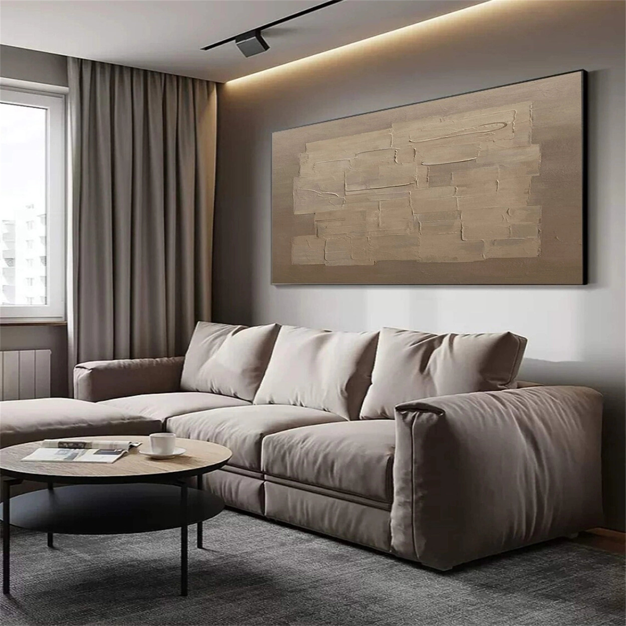 Abstract Tranquility Wall Art Print #WS112 - Modern Home Decor for Living Room, Bedroom & Office