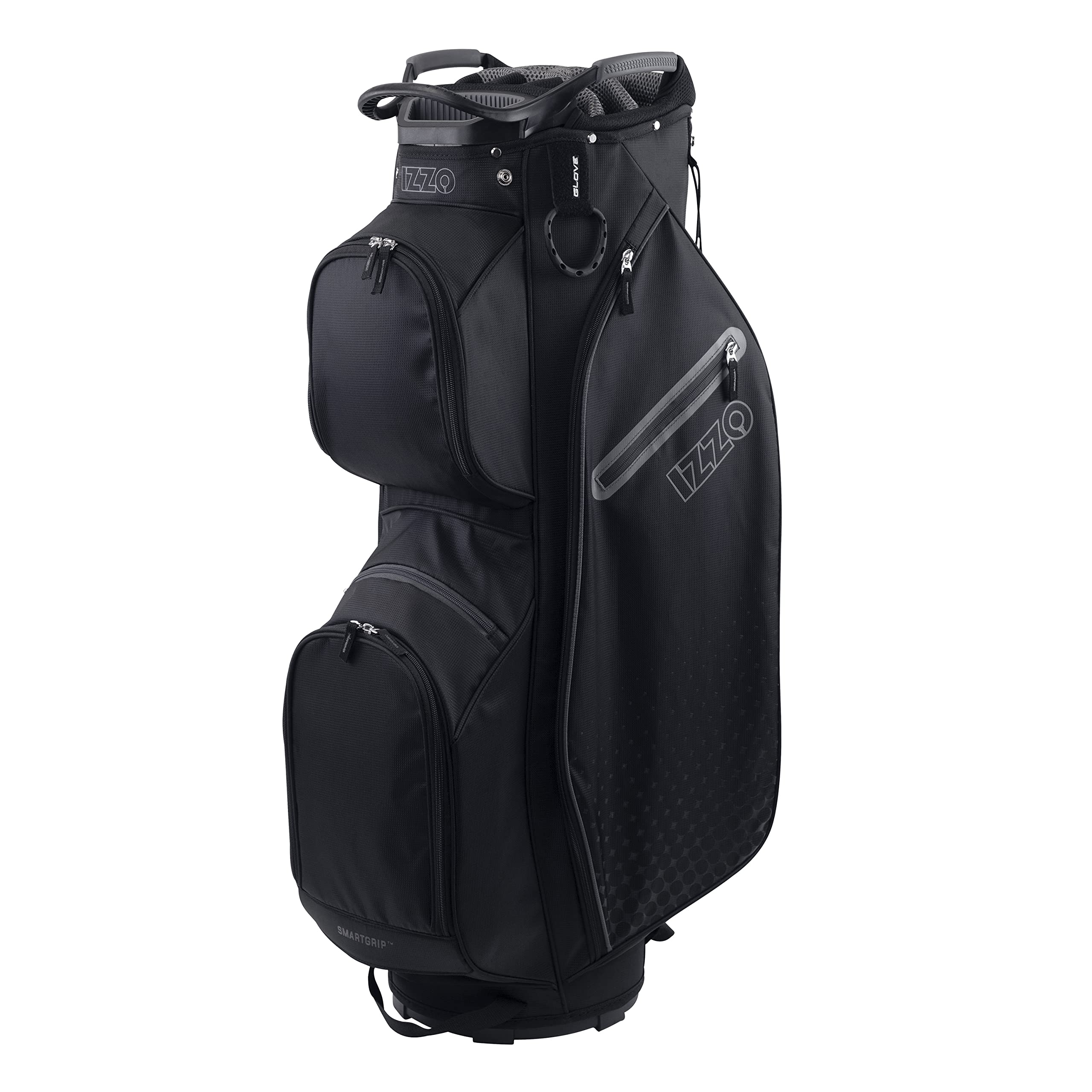 Izzo Golf Deluxe Cart Bag - Premium Golf Bag for Push Carts & Electric Golf Carts | Lightweight, Durable & Spacious Design for Golfers | Perfect for Club Storage & Easy Transport on the Course