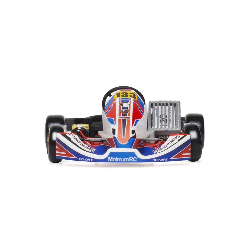 MinimumRC Sengi Kart 80 Micro Scale RC Car Go Kart Kit - DIY Unassembled Remote Control Toy for Kids & Adults | Perfect for Indoor Racing, Backyard Play & STEM Learning