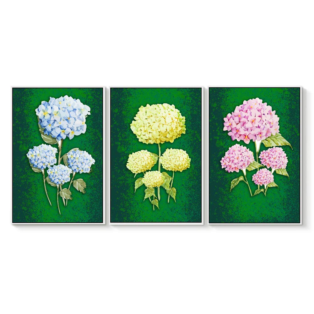 Wall26 3-Piece Abstract Floating Framed Canvas Wall Art Set - Modern Home Decor for Living Room & Bedroom - Ready to Hang 16