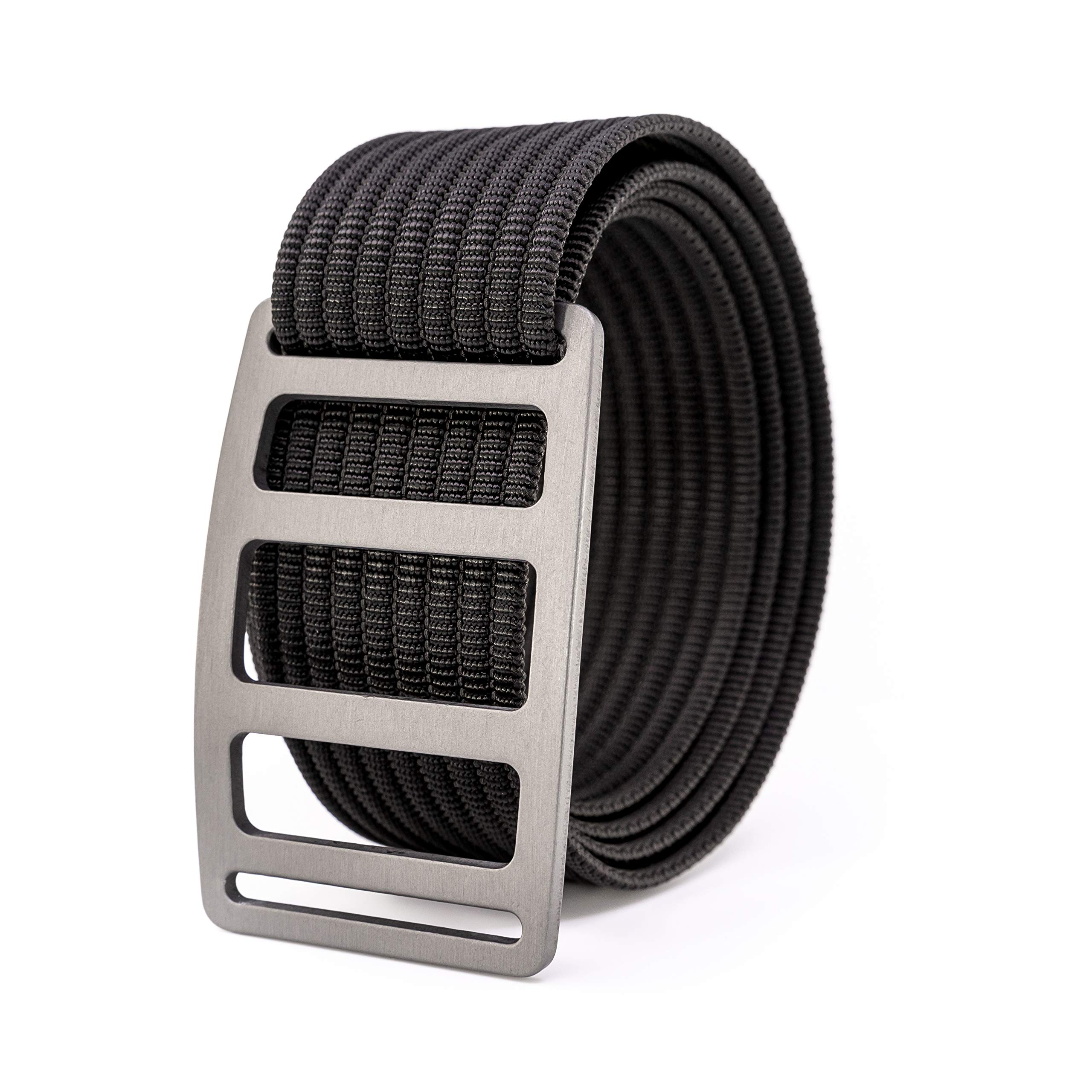 GRIP6 Ultralight Vert Belt: Durable No-Hole Nylon Tactical Belt with T6061 Aluminum Buckle for Men & Women – Perfect for Work, Golf, Casual, Outdoor, Hiking & Travel