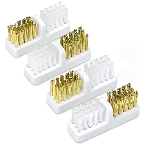 4 Pcs Nail Drill Bit Cleaner Brush Heads - Replacement Cleaning Brush Attachments for HiANNE Nail Drill Machine | Perfect for Salon & Home Manicure/Pedicure Care