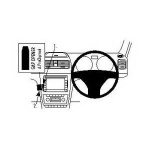 ClicOn No Holes Angled Dash Mount for Skoda Yeti 2010-2015 | Universal Phone Holder for Car | Perfect for GPS Navigation & Hands-Free Driving
