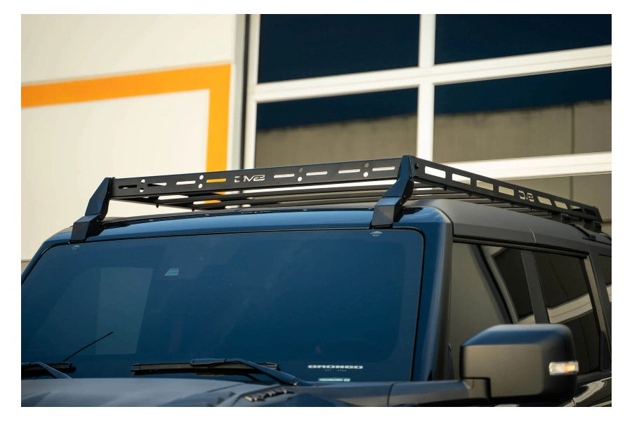 2021-2023 Ford Bronco 4-Door DV8 Hard Top Roof Rack - Heavy Duty Cargo Carrier for Off-Road Adventures & Camping Gear