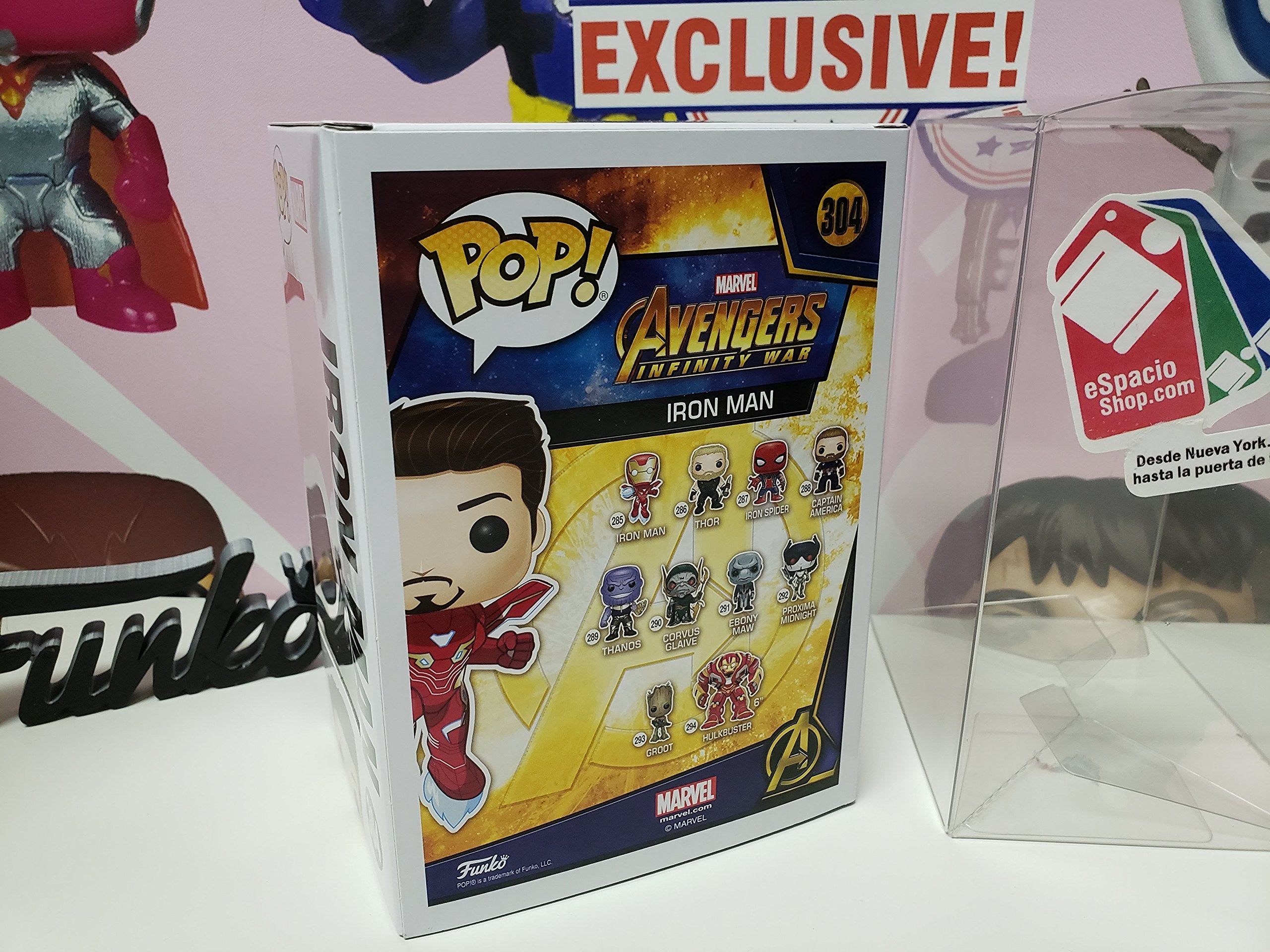Avengers Infinity War Iron Man #304 Pop Vinyl Figure - Collectible Marvel Superhero Toy for Display & Gifts - Perfect for Comic Fans, Movie Lovers & Pop Culture Enthusiasts
