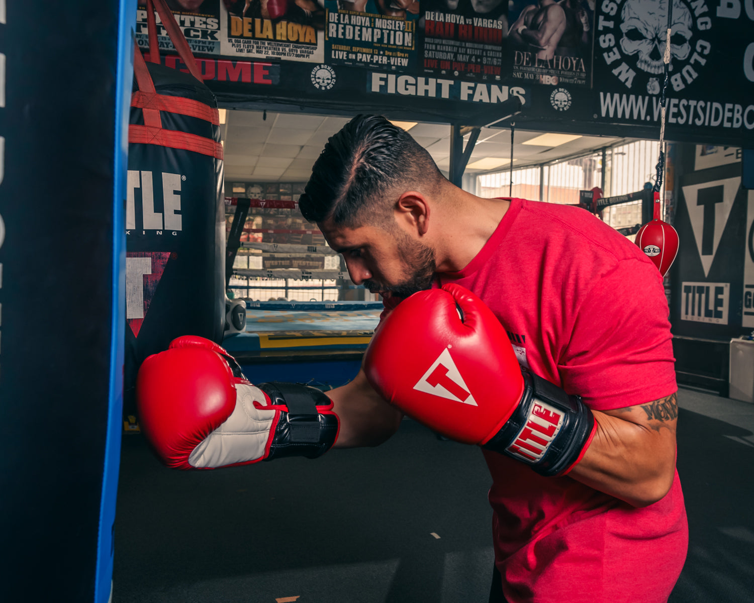 Premium Classic Power Weight Bag Boxing Gloves for Training & Fitness - Heavy Duty Punching Bag Gloves for Boxing, MMA, Muay Thai & Home Gym Workouts