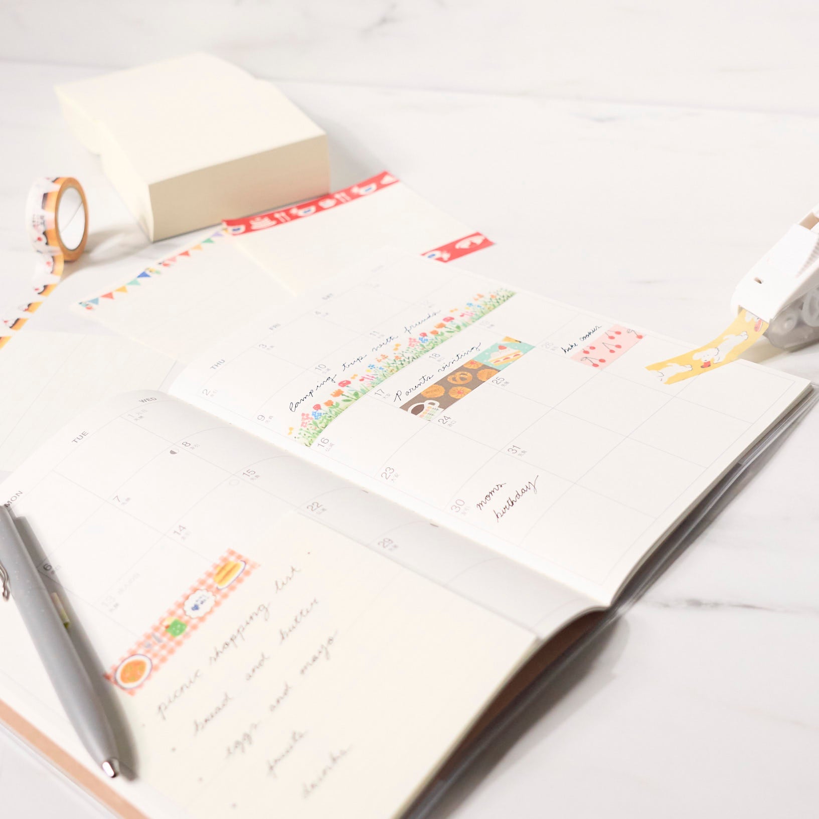 Every Day is My Day Decorative Masking Tape by Furukawa Shiko - Perfect for Scrapbooking, Journaling, Gift Wrapping & DIY Crafts