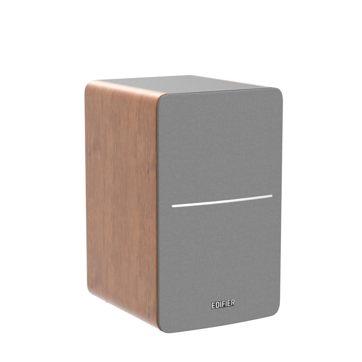 Edifier P12 Passive Bookshelf Speakers - 2-Way Hi-Fi Stereo Sound with Wall-Mount Brackets - Natural Wood Finish - Requires Amplifier - Perfect for Home Theater, Music Listening & Gaming Setup