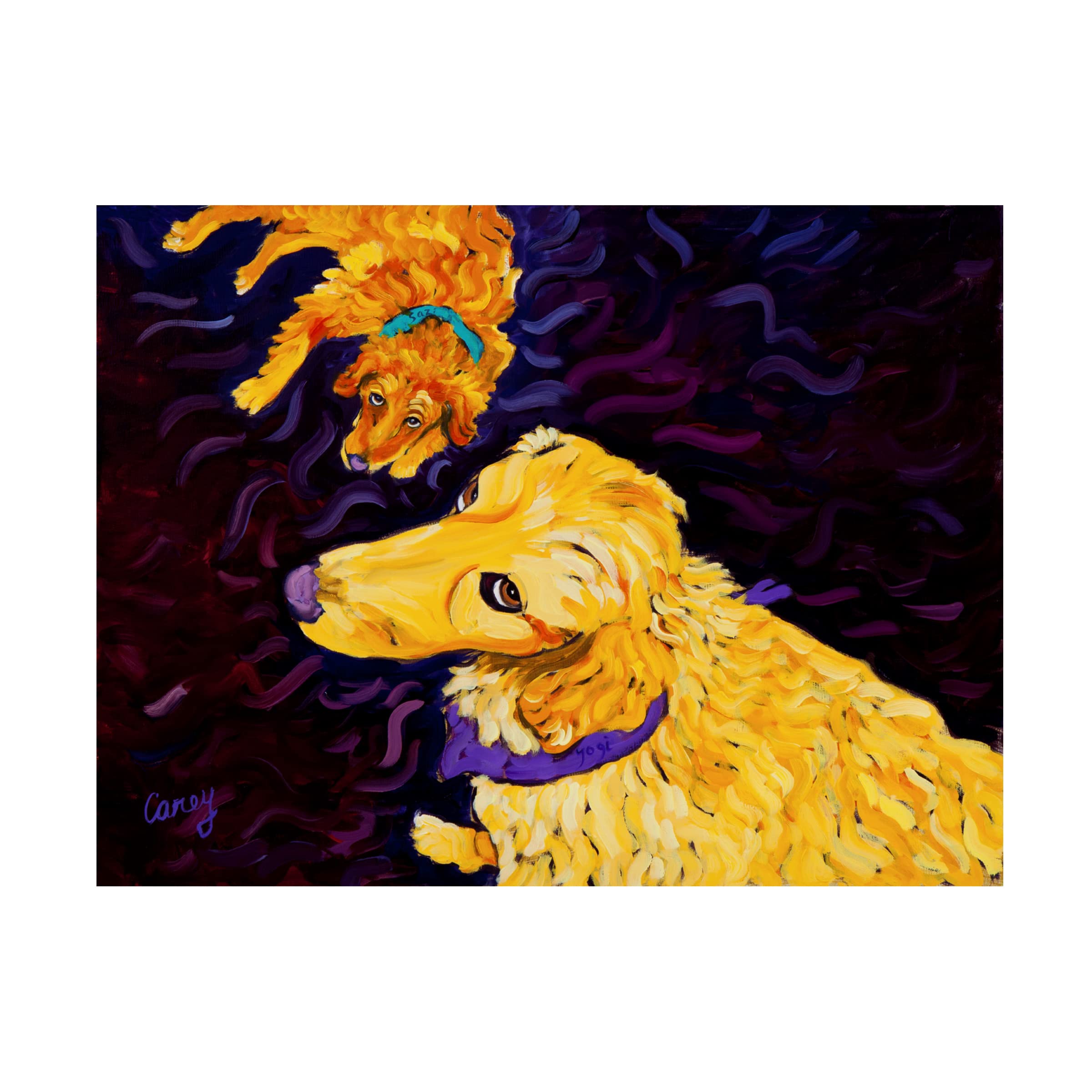 Trademark Fine Art 'The Look' Canvas Wall Art Print by Cathy Carey - Perfect for Living Room, Bedroom & Office Decor