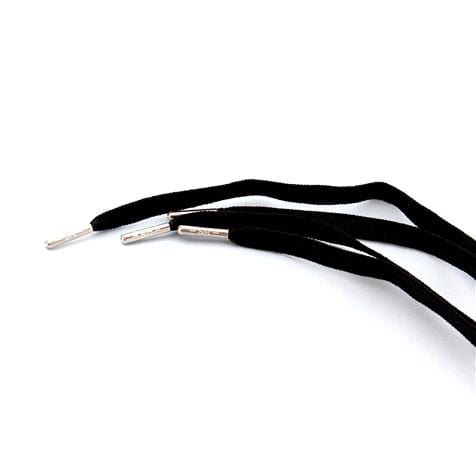 Folsom Black Sneaker Laces - 45 Inches/114cm Long Durable Shoelaces for Men & Women - Perfect for Running Shoes, Casual Sneakers & Athletic Footwear