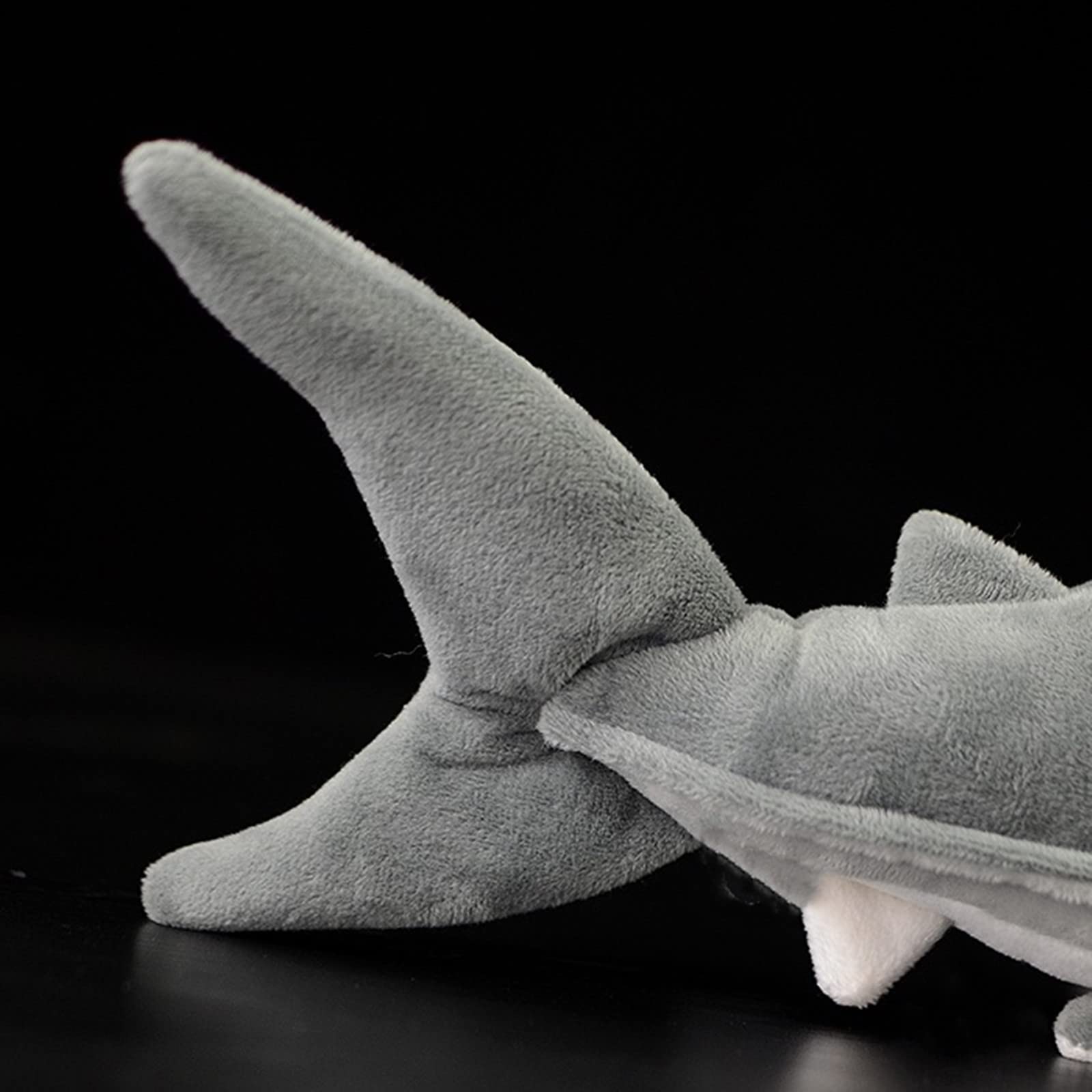 23 Inch Realistic Great White Shark Plush Toy - Soft Stuffed Animal Doll for Kids, Birthday Gift, Home Decor & Ocean Themed Nursery | Perfect for Cuddling, Playtime & Shark Lovers