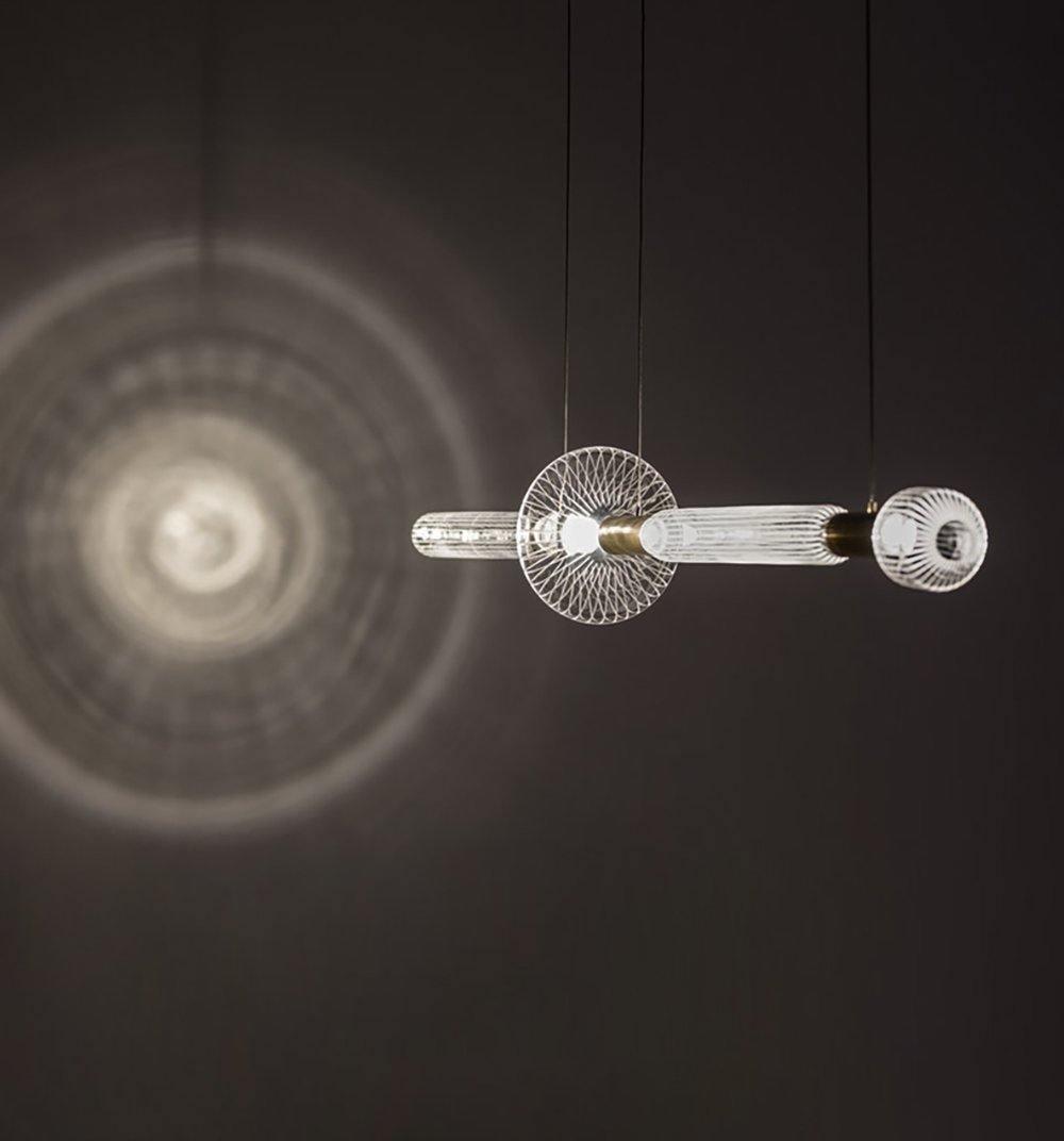 Modern Cipher Pendant Light - Sleek Industrial Style Hanging Lamp for Kitchen Island, Dining Room & Bedroom Decor