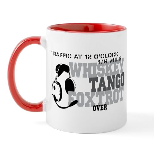 White/Red Inside - Aviation Humor Mug