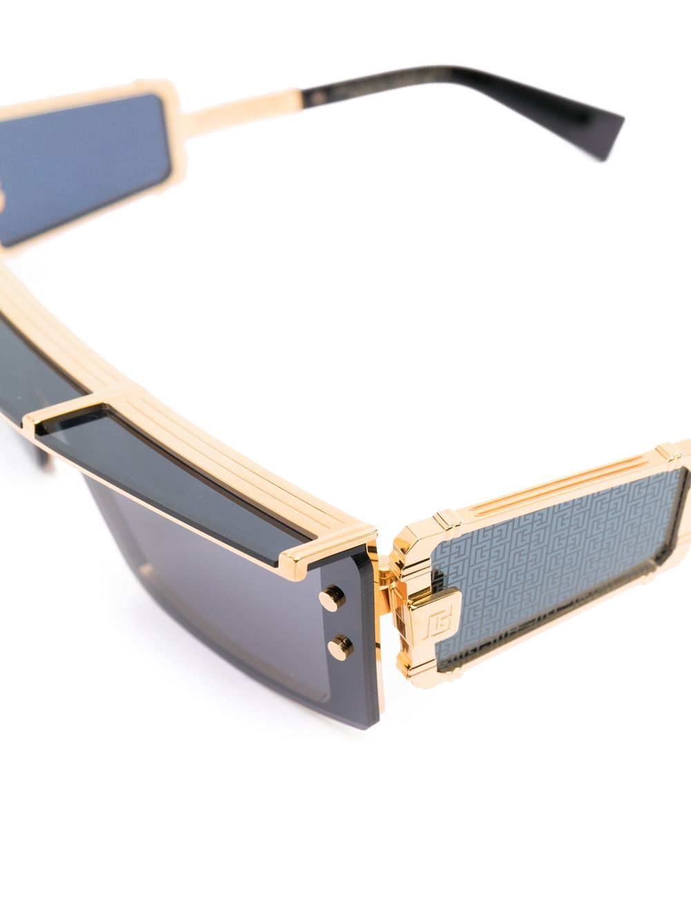 Balmain Golden Sunglasses for Women & Men - Luxury Designer Shades for Fashion, Travel & Outdoor Activities