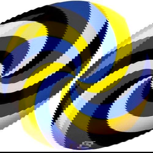 Brunswick Spiral Viz-A-Ball Bowling Ball - Yellow, Blue, Black | Perfect for League Play & Casual Bowling