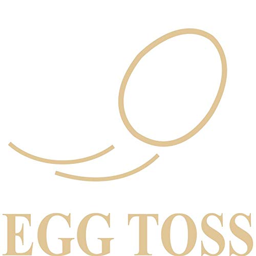 Custom Engraved Egg Toss Trophy Plaque Award - Personalized Team Prize for Egg Toss Competitions, Sports Awards, and Fun Outdoor Games