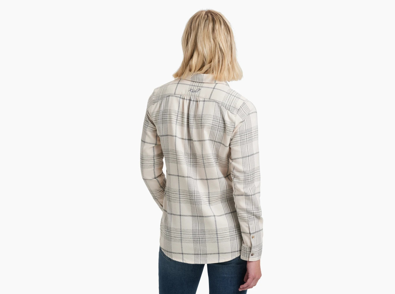 Kuhl Kamila Flannel Shirt for Women - Soft & Stylish Plaid Button-Up Top for Casual Wear, Outdoor Adventures & Layering