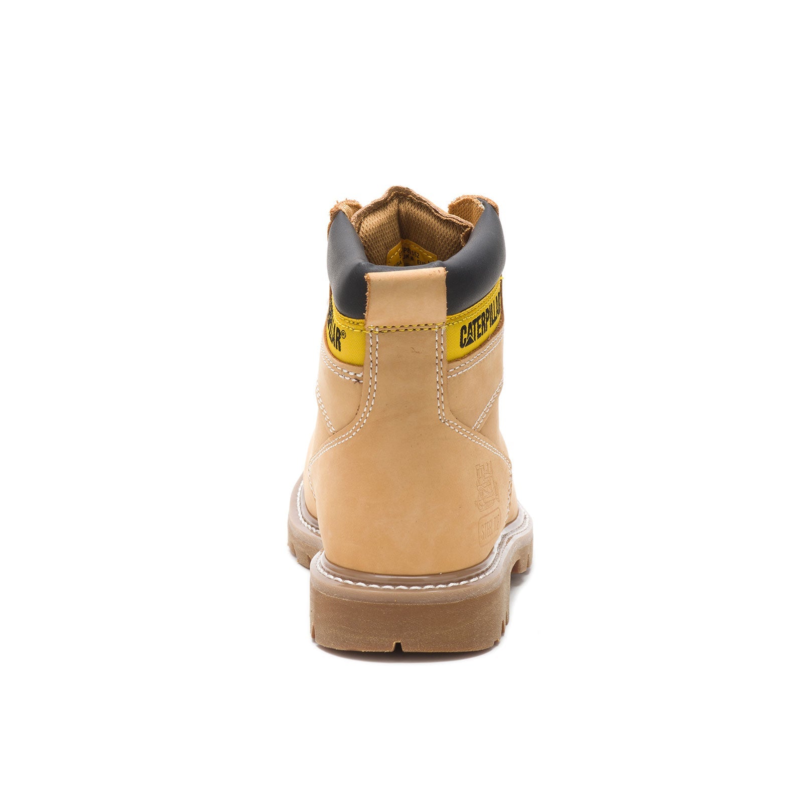 Honey Brown Steel Toe Work Boots for Men - Comfortable & Durable Safety Shoes for Construction, Warehouse & Outdoor Work
