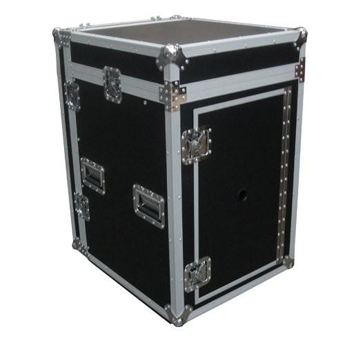 Professional DJ Flight Case - Mr. DJ CASE5000 with Mixer & CD Storage | Durable DJ Equipment Carrying Case for Gigs, Tours & Studio Use