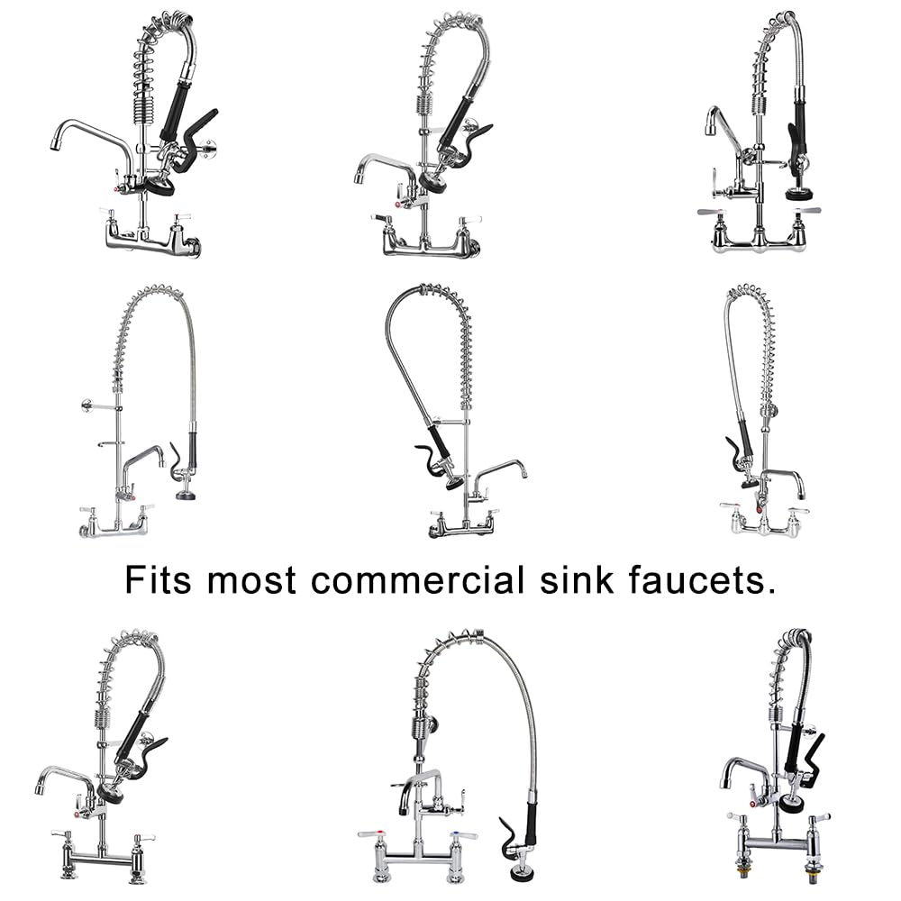 TCEUMIK Commercial Sink Sprayer with 45