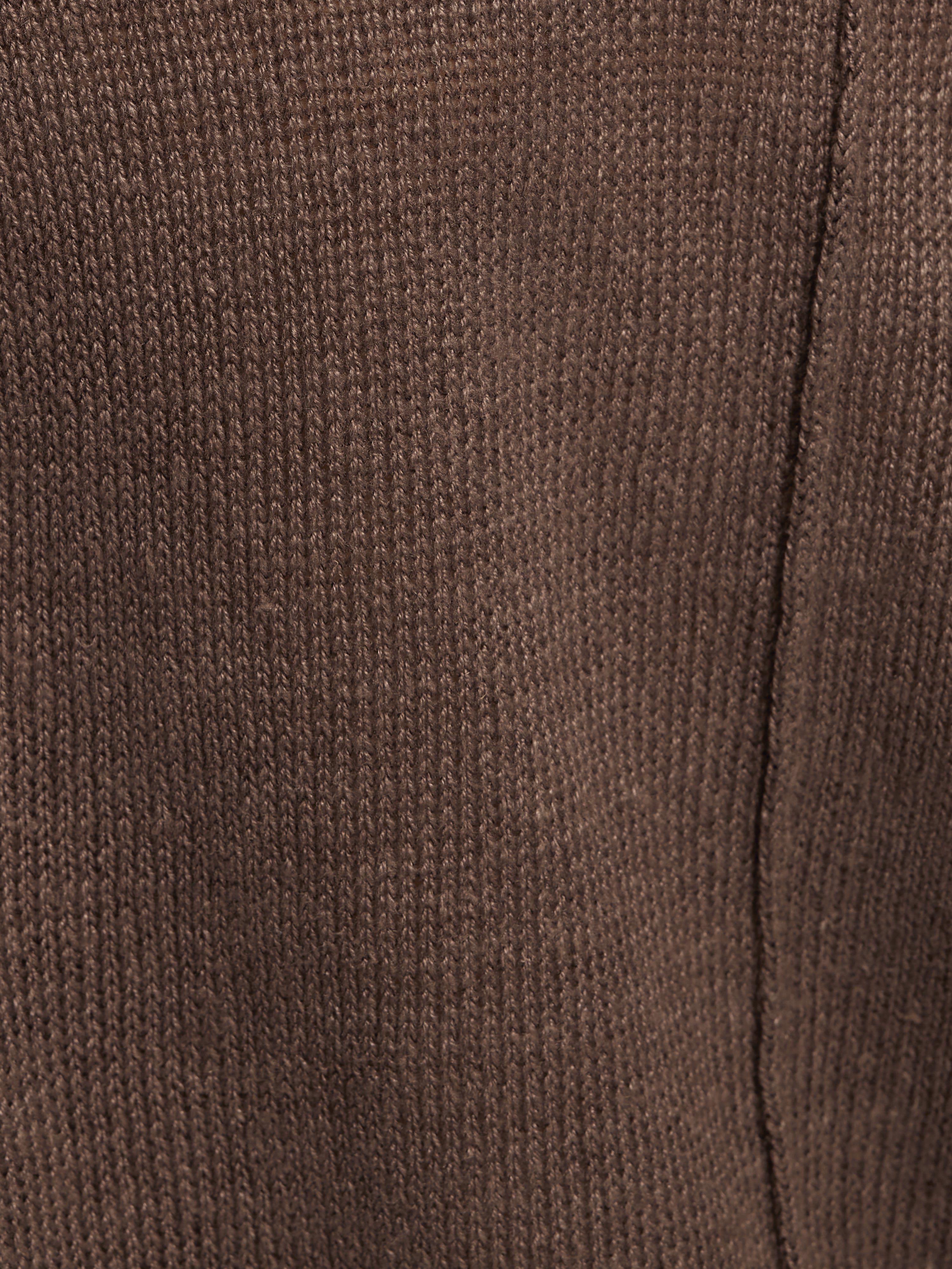 Linen Scoop Neck Knitted T-Shirt for Women - Soft Brown Casual Summer Top | Perfect for Beach Outings, Date Nights & Weekend Wear