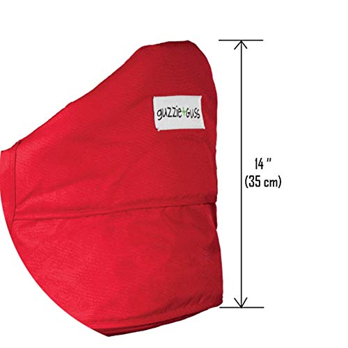 Guzzie+Guss Perch Clip On Table Chair - Portable Baby High Chair for Travel, Restaurants & Home Use | Easy Secure Setup | Fits Kitchen Islands & Dining Tables | Machine Washable Fabric (Latte) | Perfect for Picnics, Outdoor Dining & Small Spaces