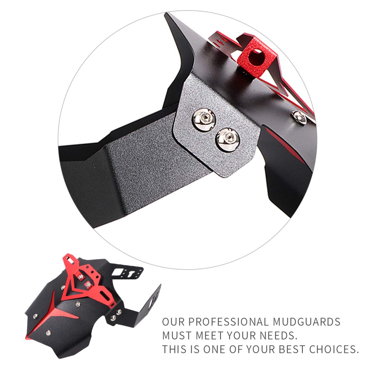 Garneck Motorcycle Front & Rear Motor Accessories Set - High Performance Bike Parts for Smooth Riding - Perfect for Commuting, Touring & Off-Road Adventures
