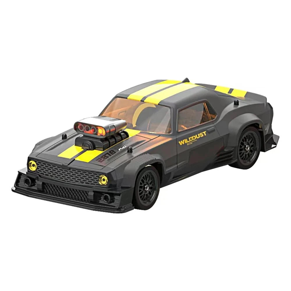 KAMTOM DC163A 1/16 Scale 4WD High-Speed Drift RC Car - 50km/h, ESP Gyro Stabilizer, LED Headlights - Perfect for Indoor/Outdoor Racing, Drifting & RC Car Enthusiasts