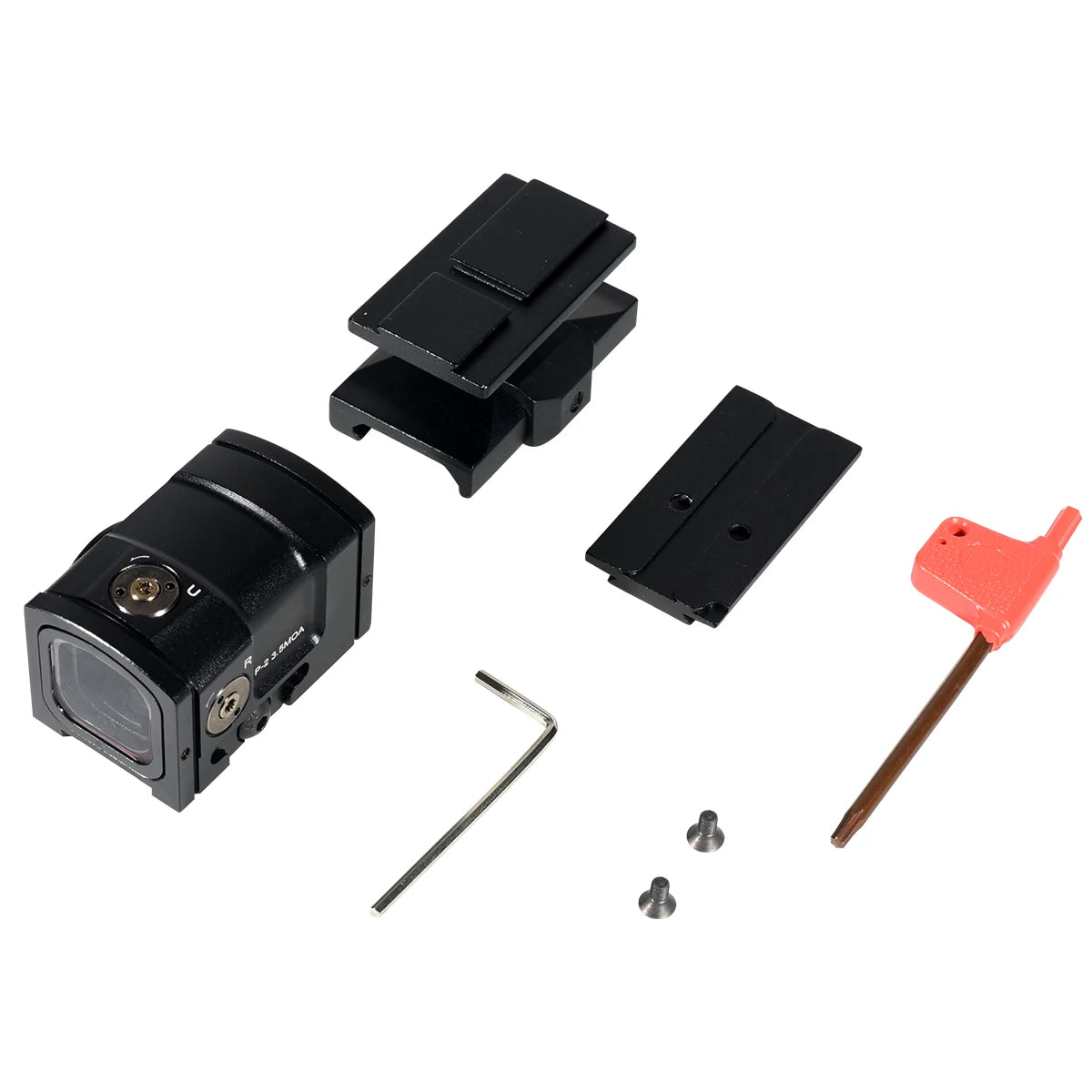 P2 Tactical Red Dot Sight - 20mm Rail Mount Reflex Optic for Hunting & Rifle Scopes | Holographic Glock Sight with Fully Enclosed Collimator | Perfect for Tactical Shooting, Home Defense & Outdoor Adventures