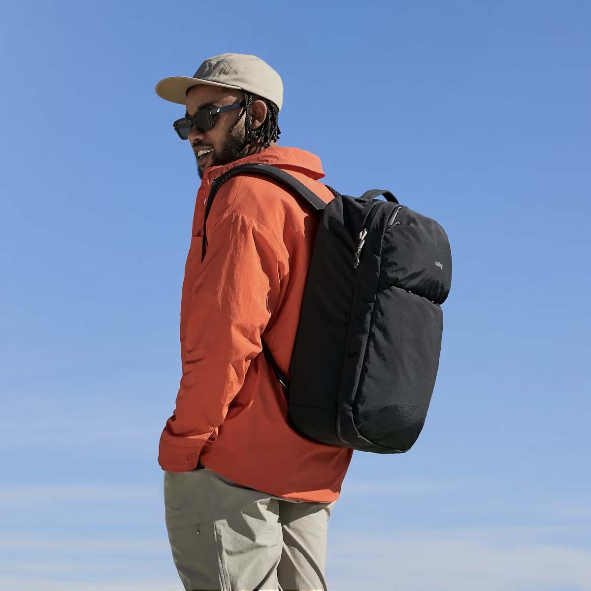 Bellroy Lite Travel Pack 30L - Lightweight Waterproof Backpack for Hiking, Camping & Air Travel | Durable Carry-On Luggage with Laptop Compartment