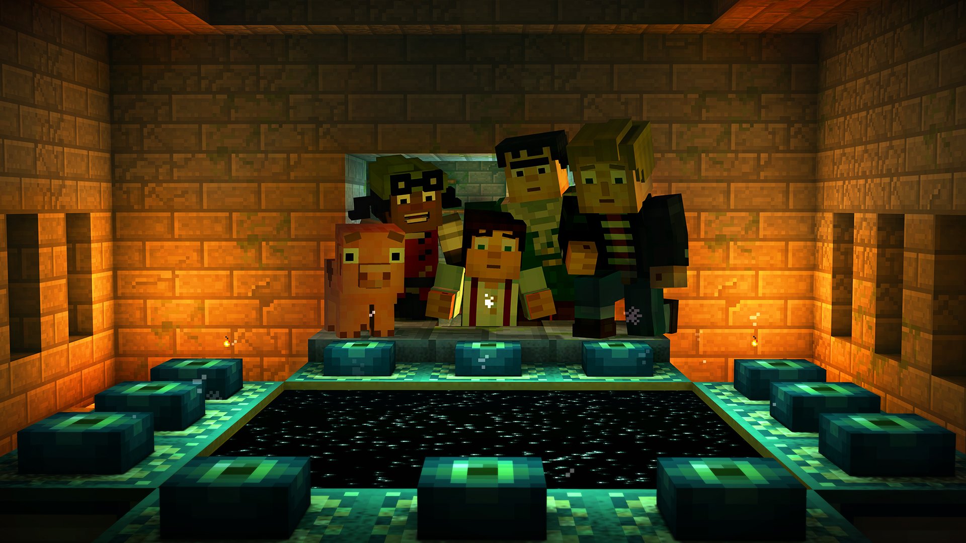 Minecraft Story Mode Complete Adventure for Nintendo Wii U - Fun Family Game for Kids & Teens - Perfect for Parties & Game Nights