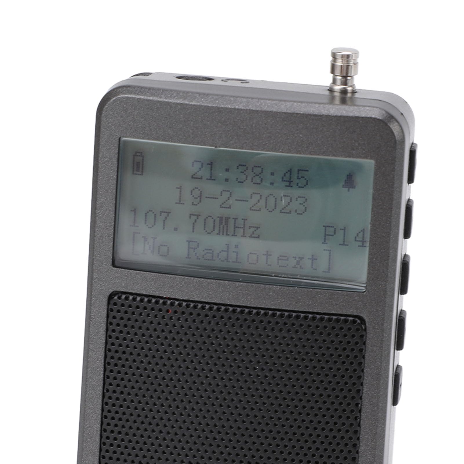 Portable FM Radio - Handheld Pocket AM/FM Radio with Digital Display, Earphone Jack & Built-in Speaker - Perfect for Walking, Jogging, Gym, Camping, Travel & Emergency Use