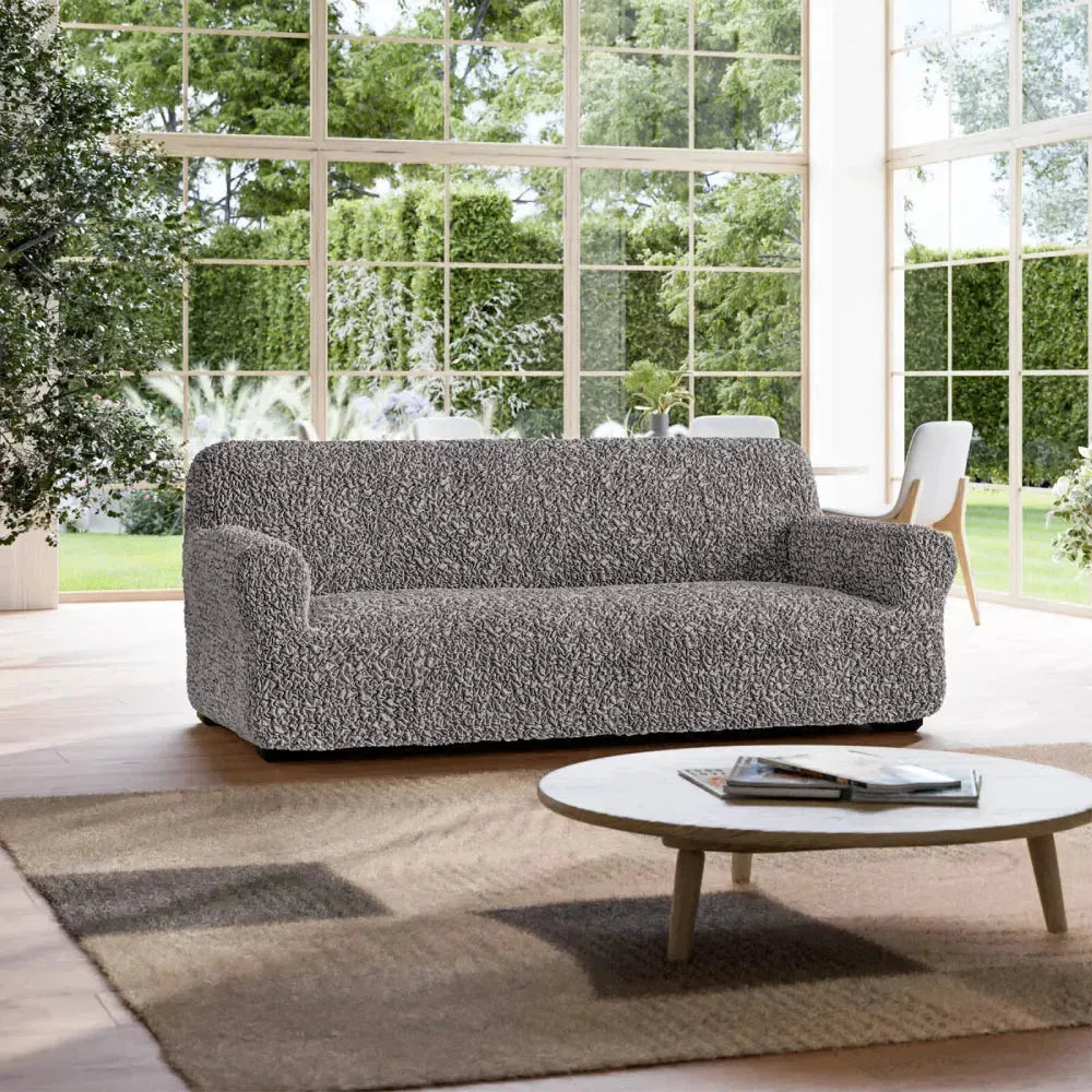3 Seater Sofa Slipcover - Fuco Cotton Collection | Durable & Stylish Couch Cover for Living Room, Office, or Dorm