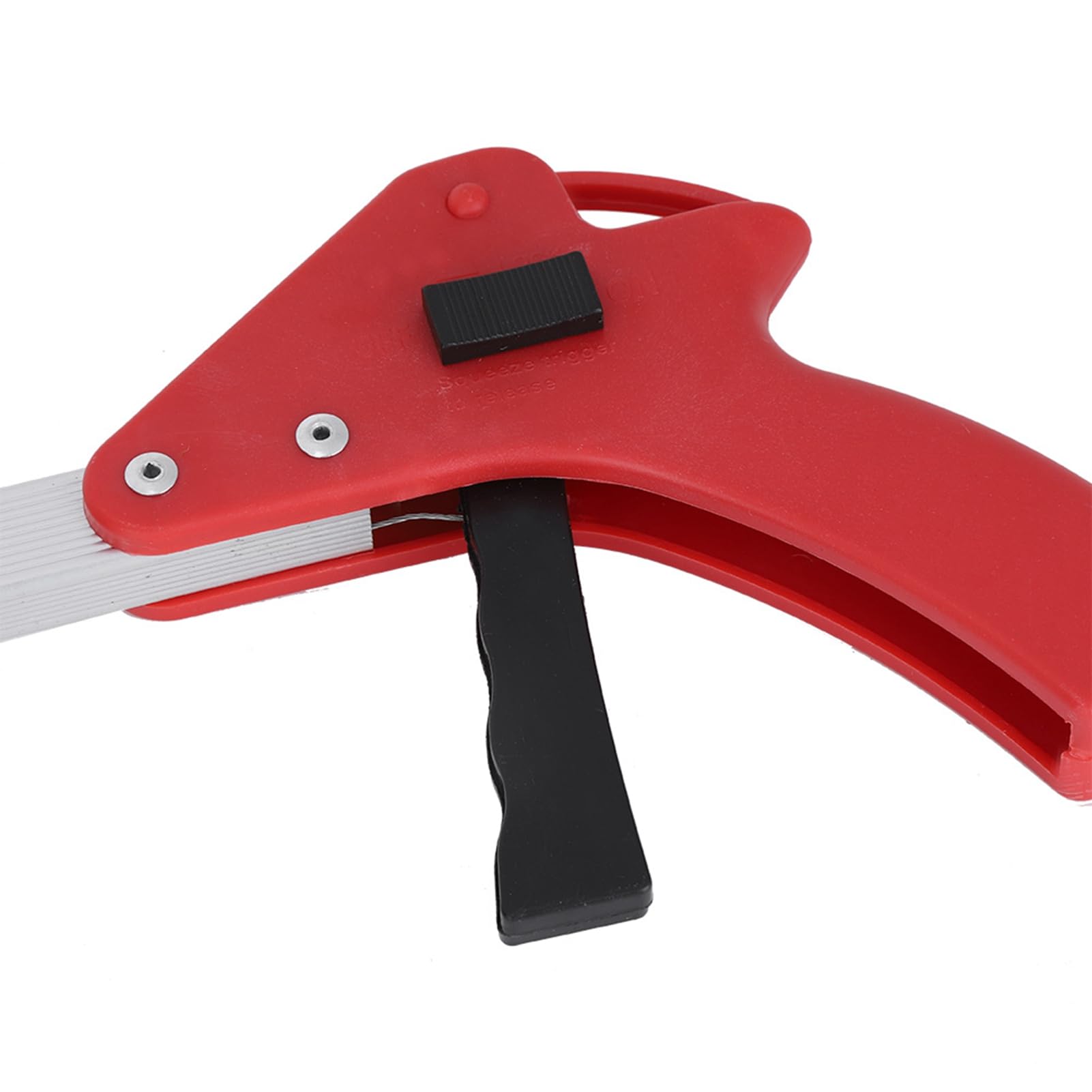 Foldable Reacher Grabber Tool for Elderly & Disabled - Extendable Trash Picker with Lightweight Red Handle - Ideal for Gardening, Yard Waste, Household Cleaning & Hard-to-Reach Areas
