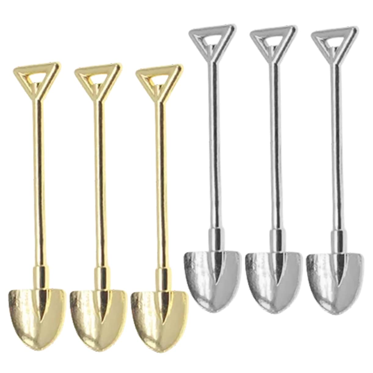 TOYANDONA 12-Piece Mini Shovel Set - Small Garden Tools, Miniature Doll Accessories & Repair Tools - Perfect for Dollhouse Decor, DIY Crafts, and Miniature Gardening Projects