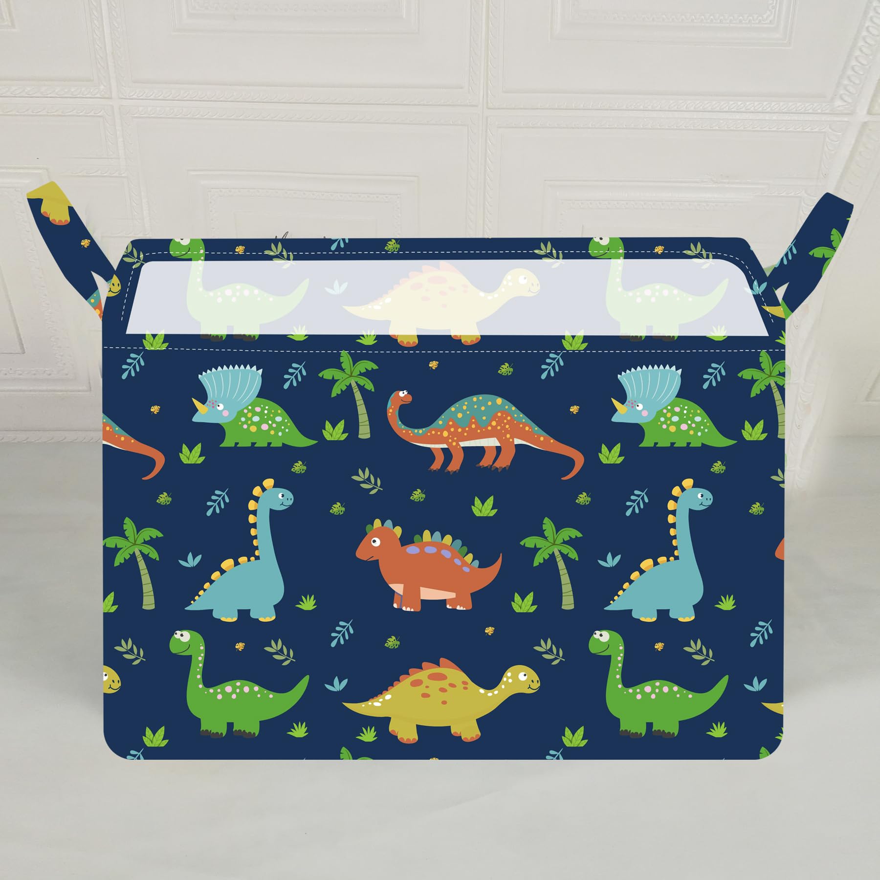 Rectangle Kids Shelf Nursery Storage Basket with Handles - Baby Toys Organizer, Laundry Hamper & Toy Bin for Boys and Girls - Perfect for Nursery, Playroom & Kids Bedroom Organization