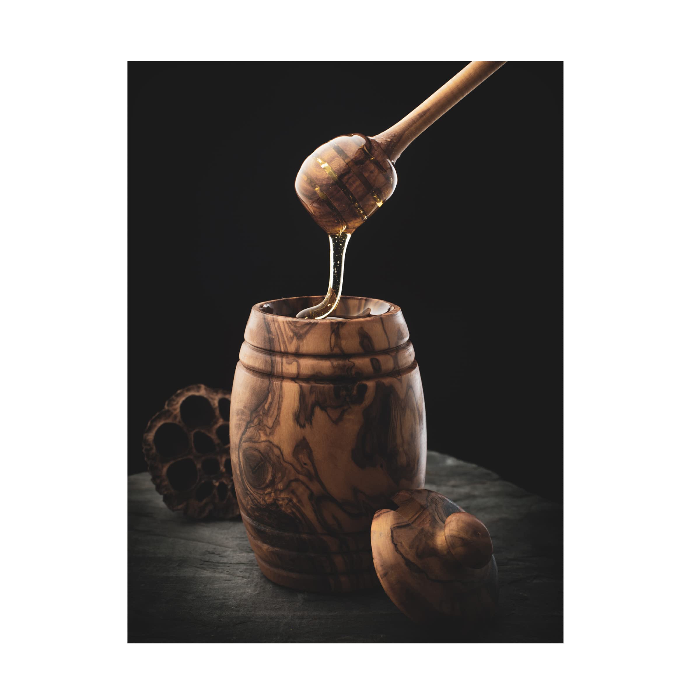 Trademark Fine Art 'Honey' Canvas Wall Art by Patrik Minar - Modern Home Decor for Living Room, Bedroom & Office