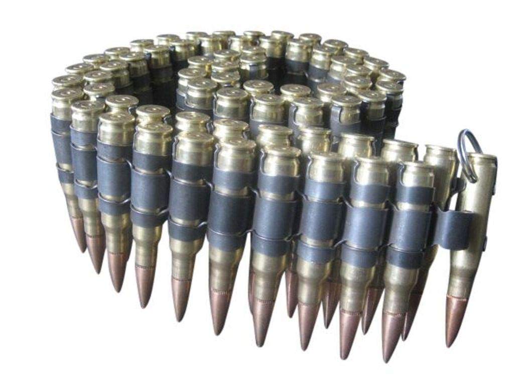 .308 Caliber Punk Gothic Bullet Belts - Heavy Metal Cosplay Accessory for Men & Women (6 Sizes 34