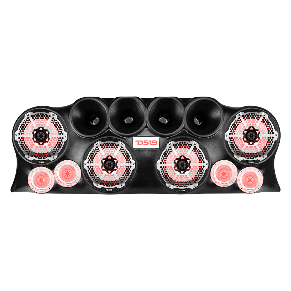 DS18 J LOUD Jeep Wrangler JK/JKU/JL Sound Bar System - Premium Car Audio Upgrade for Off-Road & Daily Driving